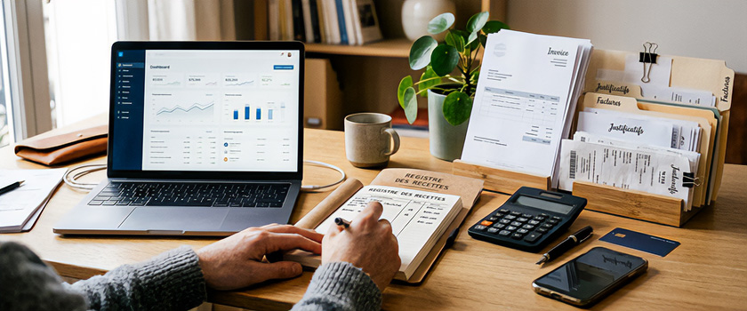 Obligations comptables d’une micro-entreprise avec livre des recettes et facturation